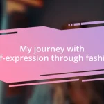 My journey with self-expression through fashion